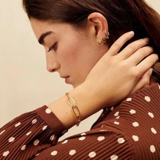 Bracelet Femme Chain AGATHA Laiton Doré 02450957-157-TU