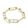 Bracelet Femme Chaine FOSSIL Heritage D-Link Acier Doré JF04234710