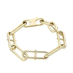 Bracelet Femme Chaine FOSSIL Heritage D-Link Acier Doré JF04234710