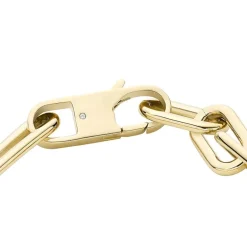 Bracelet Femme Chaine FOSSIL Heritage D-Link Acier Doré JF04234710