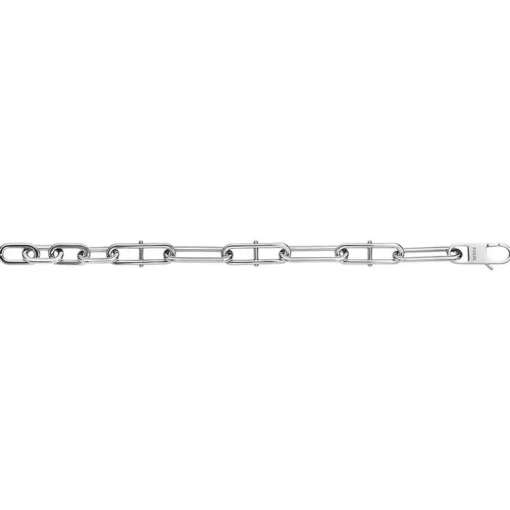 Bracelet Femme Chaine FOSSIL Heritage D-Link Acier Argenté JF04502040