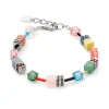 Bracelet Femme COEUR DE LION GEOCUBE ICONIC PRECIOUS MULTICOLOUR DELIGHT Acier Inoxydable