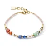 Bracelet Femme COEUR DE LION PRINCESS SHAPE MIX DOPAMIN Acier Doré