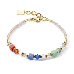 Bracelet Femme COEUR DE LION PRINCESS SHAPE MIX DOPAMIN Acier Doré