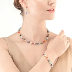 Bracelet Femme COEUR DE LION GEOCUBE ICONIC PRECIOUS MULTICOLOUR DELIGHT Acier Inoxydable