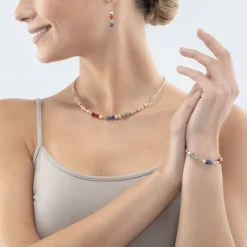 Bracelet Femme COEUR DE LION PRINCESS SHAPE MIX DOPAMIN Acier Doré