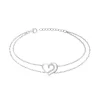Bracelet Femme Coeur EDORA ARGENT 925/1000 et Oxydes