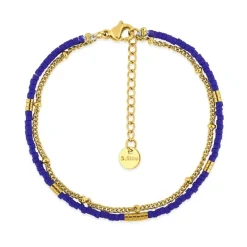 Bracelet Femme EDORA Acier Doré et Cristaux EDO433984