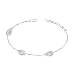 Bracelet Femme EDORA ARGENT 925/1000 et Oxydes