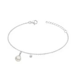 Bracelet Femme EDORA ARGENT 925/1000 et Perle