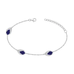 Bracelet Femme EDORA ARGENT 925/1000 et spinelles
