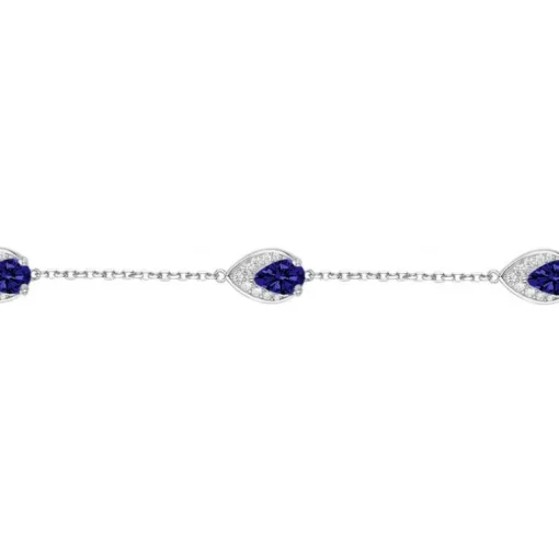 Bracelet Femme EDORA ARGENT 925/1000 et spinelles