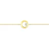 Bracelet Femme EDORA CERCLE Or 375/1000 Jaune Diamant