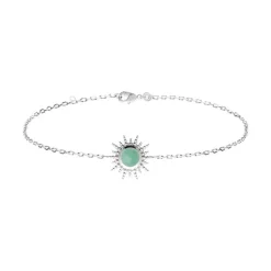 Bracelet Femme EDORA COLLECTION HARMONY Argent 925/1000 Rhodié Aventurine