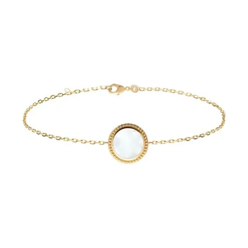 Bracelet Femme EDORA COLLECTION HARMONY Plaqué Or Nacre
