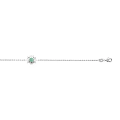 Bracelet Femme EDORA COLLECTION HARMONY Argent 925/1000 Rhodié Aventurine