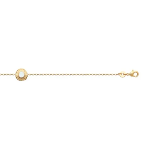 Bracelet Femme EDORA COLLECTION HARMONY Plaqué Or Nacre