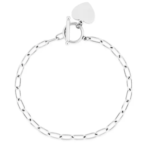 Bracelet Femme EDORA Cœur Acier Argenté EDO431270B