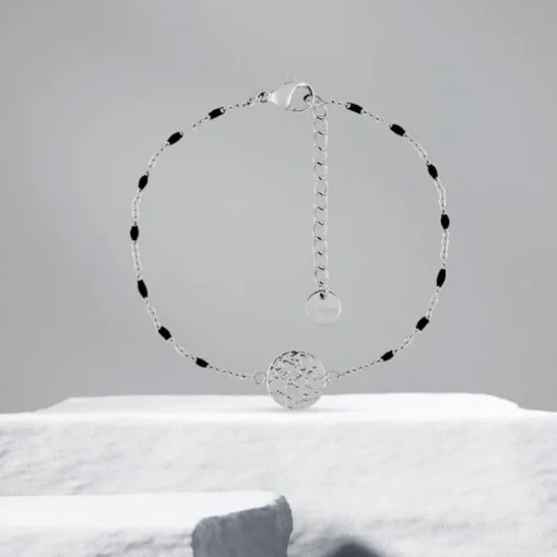 Bracelet Femme EDORA Martelé Acier Argenté EDO433784