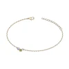 Bracelet femme EDORA PLAQUE OR et spinelles synthétiques