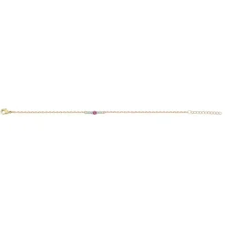 Bracelet Femme EDORA PLAQUE OR et Oxydes EDO66300067