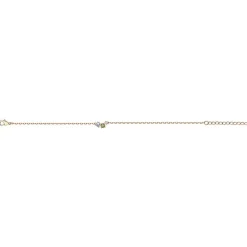 Bracelet femme EDORA PLAQUE OR et spinelles synthétiques