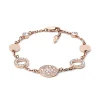 Bracelet Femme Fossil disques