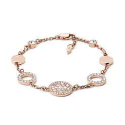 Bracelet Femme Fossil disques