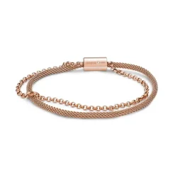 Bracelet Femme Fossil FASHION doré rose