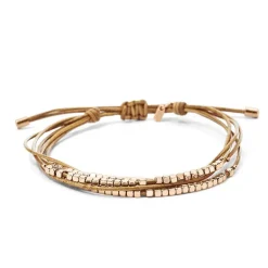 Bracelet femme FOSSIL fin perlé