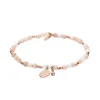 Bracelet Femme FOSSIL GEORGIA Laiton Doré Rose et Pierres de Lune