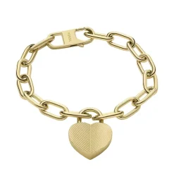 Bracelet Femme FOSSIL HARLOW LINEAR Acier Doré