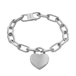 Bracelet Femme FOSSIL HARLOW LINEAR Acier Argenté