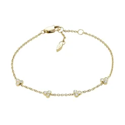 Bracelet Femme FOSSIL SADIE TRIO GLITZ Acier Doré