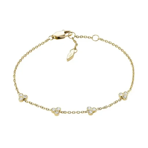 Bracelet Femme FOSSIL SADIE TRIO GLITZ Acier Doré