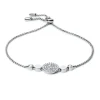 bracelet femme fossil Val Mosaic acier argenté et nacres
