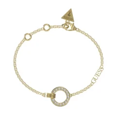 Bracelet Femme GUESS Acier Doré et Oxydes JUBB03162JWYGS