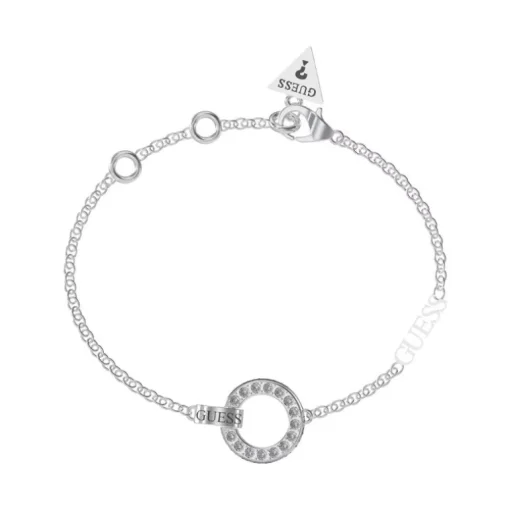 Bracelet Femme GUESS Acier Argenté et Oxydes JUBB03162JWRHS