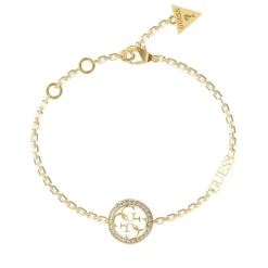 Bracelet Femme GUESS LIFE IN 4G Acier Doré JUBB02137JWYGS