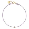 Bracelet Femme ICE DIAMOND CORD M Cordon Lavande Diamant
