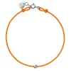 Bracelet Femme ICE DIAMOND CORD M Cordon Orange Diamant