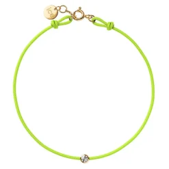 Bracelet Femme ICE DIAMOND CORD M Cordon Lime Diamant