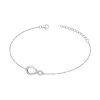 Bracelet Femme infini EDORA ARGENT 925/1000 et Oxydes