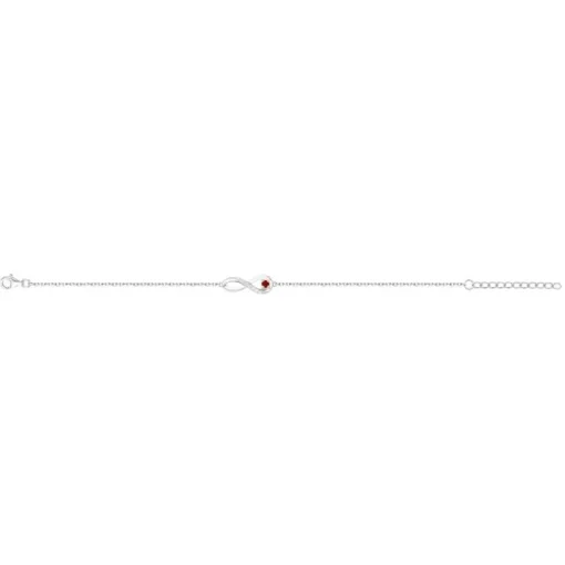 Bracelet Femme Infini EDORA ARGENT 925/1000 et Oxydes EDO70300318