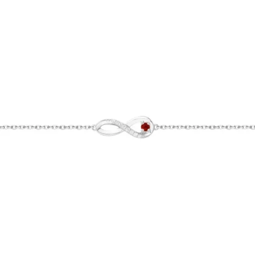 Bracelet Femme Infini EDORA ARGENT 925/1000 et Oxydes EDO70300318