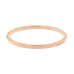 Bracelet Femme Jonc CALVIN KLEIN SOFT SQUARES Acier Doré Rose