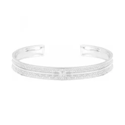 Bracelet Femme Jonc EDORA ARGENT 925/1000 Argenté et Oxydes H0300006