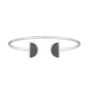 Bracelet Femme Jonc EDORA ARGENT 925/1000 Céramique et Oxydes