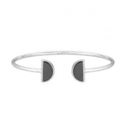 Bracelet Femme Jonc EDORA ARGENT 925/1000 Céramique et Oxydes
