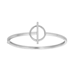 Bracelet Femme Jonc EDORA ARGENT 925/1000 et Oxydes
